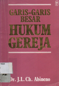 Image of Garis-garis Besar Hukum Gereja